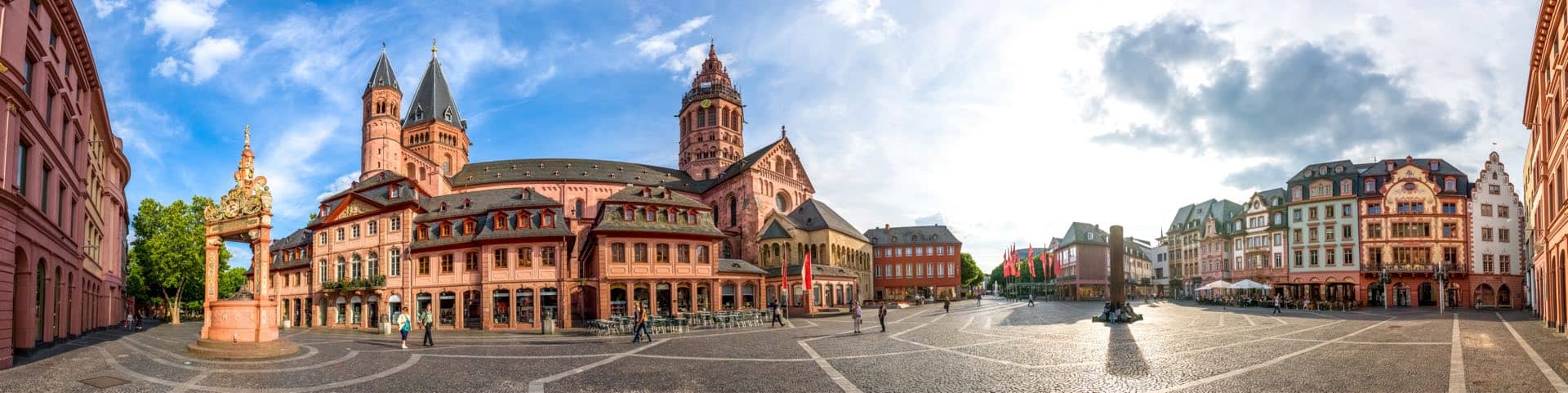 Mainz als Panorama Aufnahme